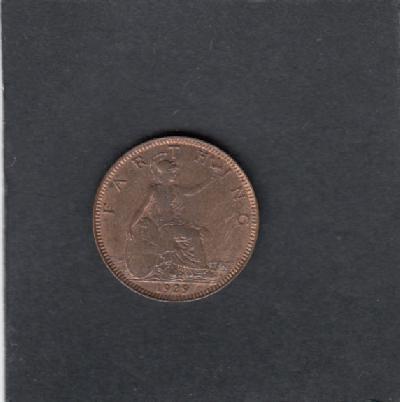 Beschrijving: 1 Farthing GEORGIUS V
